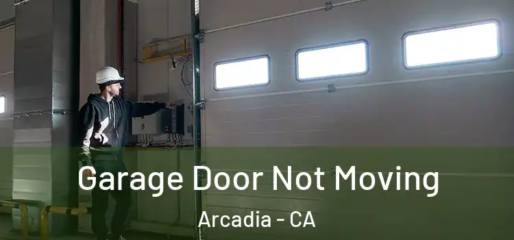  Garage Door Not Moving Arcadia - CA